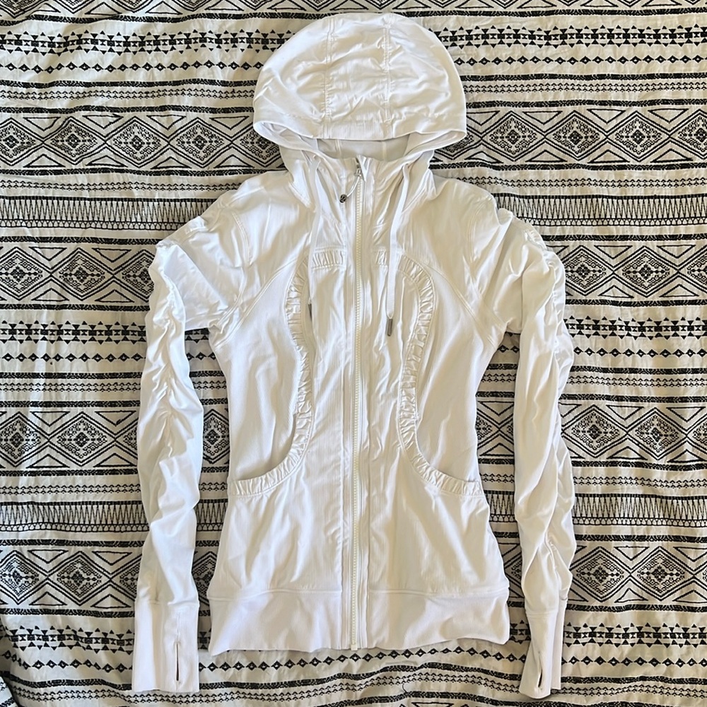 lululemon athletica reversible running jacket - size xs/small